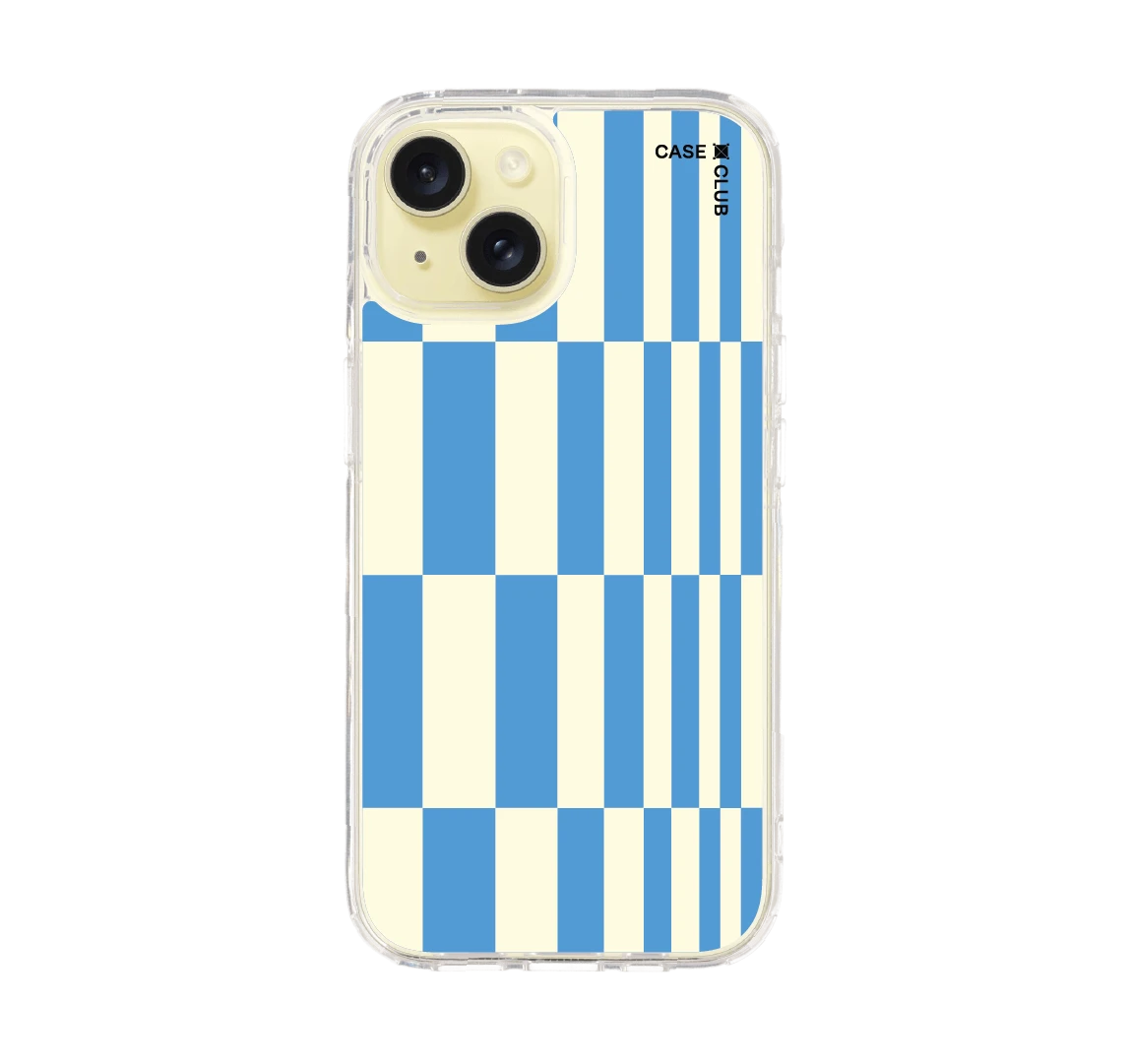 blue asymmetrical textile
